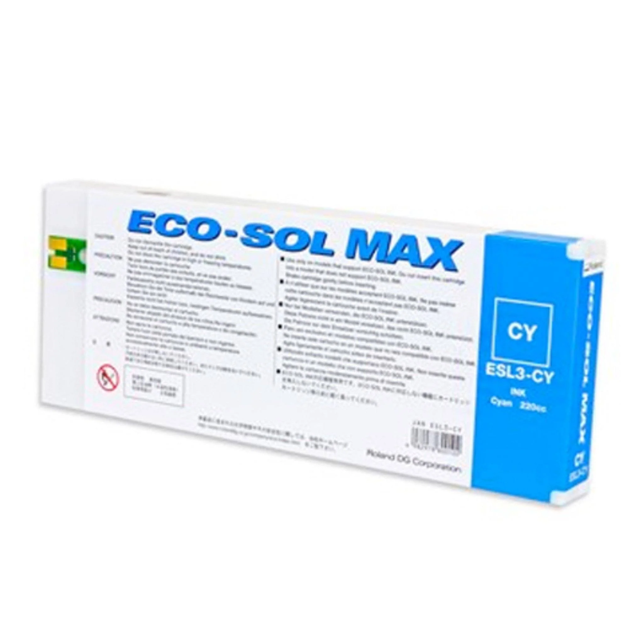 Is the Eco Sol Max Cyan Ink compatible with the Roland BN2-20 Eco Solvent printer?