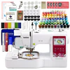 Brother PE545 Embroidery Machine w/ Deluxe $1,470 Thread & Digitizing Bundle Questions & Answers