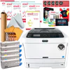 Does this come with the starter CMYK or the standard CMYK cartridges?
