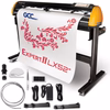How much does the plotter weigh with its packaging?